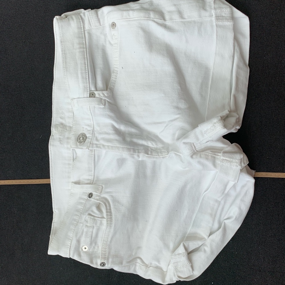 Seven white jeans shorts
